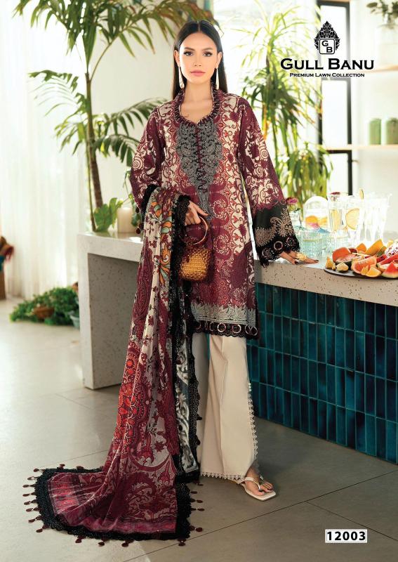 Gull aahmed gull banu vol-12 wholesaler of salwar suits in kolkata
